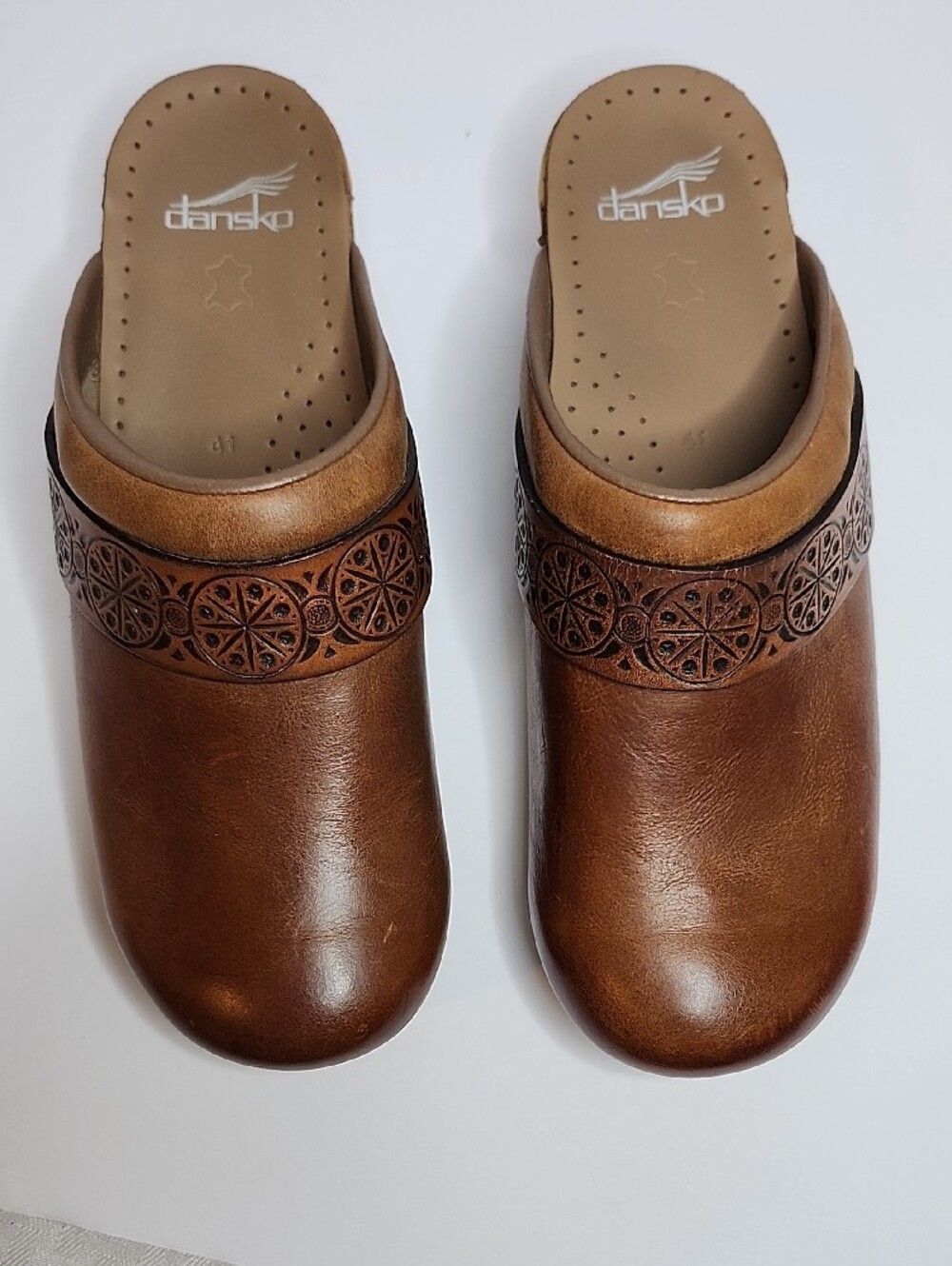 DANSKO Brown Burnished Nubuck Women's Comfort Shoes
